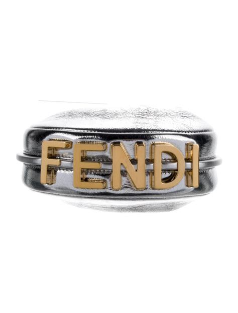 fendi strap silver hardware|fendi straps for handbags.